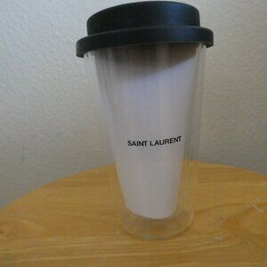 Display Model Saint Laurent Paris Double Glass Coffee Mug